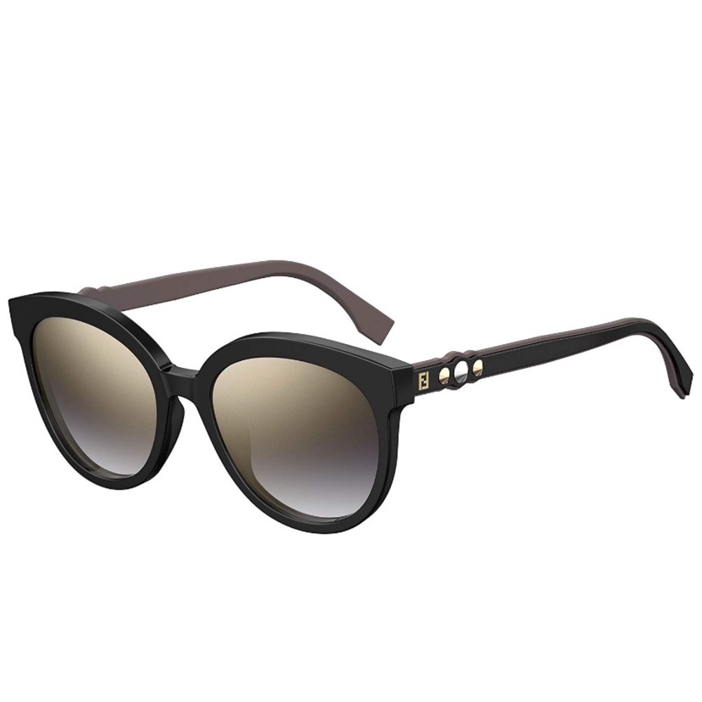 Fendi Black Gold Studded Sunglasses